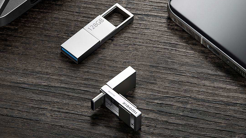 Новые флешки Xiaomi сделаны из металла и имеют коннекторы USB Type-A и USB Type-C