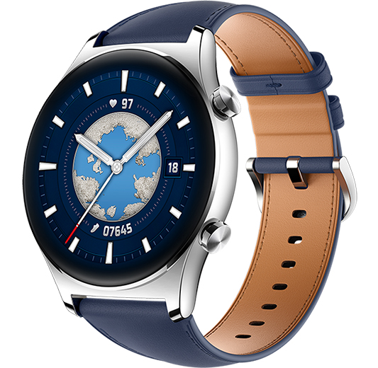 Представлены смарт-часы Honor Watch GS 3 со стальным корпусом и NFC