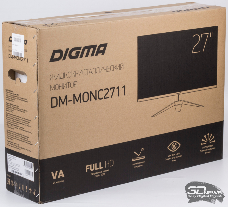 Новая статья: Обзор 27-дюймового Full HD-монитора DIGMA DM-MONC2711: бюджетный изгиб